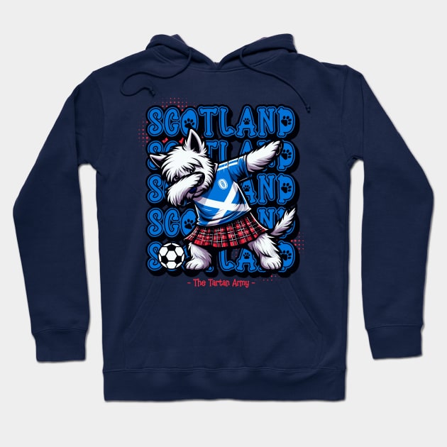 Scottish Football Supporter: The Tartan Army Tee Hoodie by Kicosh